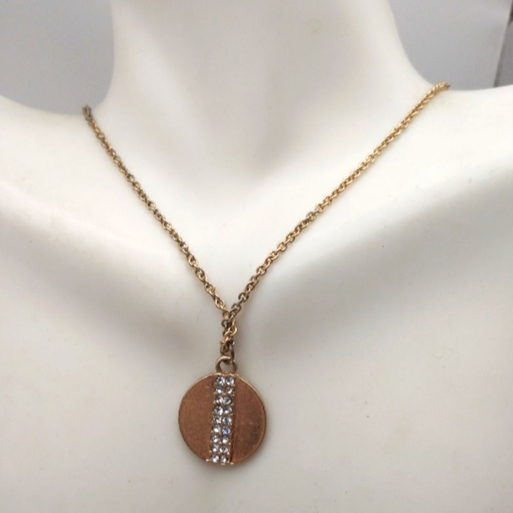 Marilyn Schiff pendant statement necklace crystal detailing‎